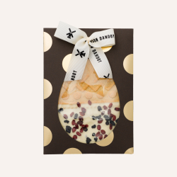 Oeuf Paques Speculoos Vanille Chocolat Blanc Maison Dandoy