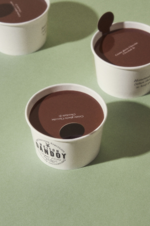 Glaces Pots Opercule Chocolat Maison Dandoy