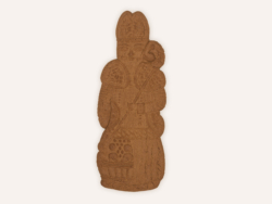 Saint Nicolas Speculoos Chocolat 50Cm Maison Dandoy
