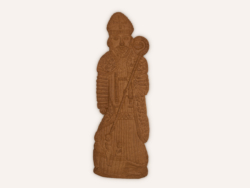 Saint Nicolas Speculoos Chocolat 80Cm Maison Dandoy